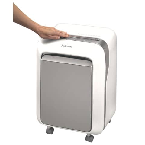 Distruggidocumenti uso moderato Fellowes LX211 - P-5 - 23 L - taglio a microframmenti 2x12 mm - bianco 5050301